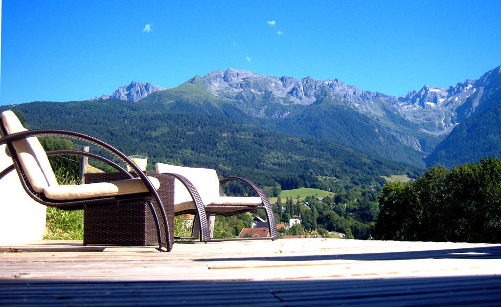 Gite Au Coeur Du Chalet En Belledonne Vers Prapoutel Les 7 Laux Sainte-Agnès Zimmer foto