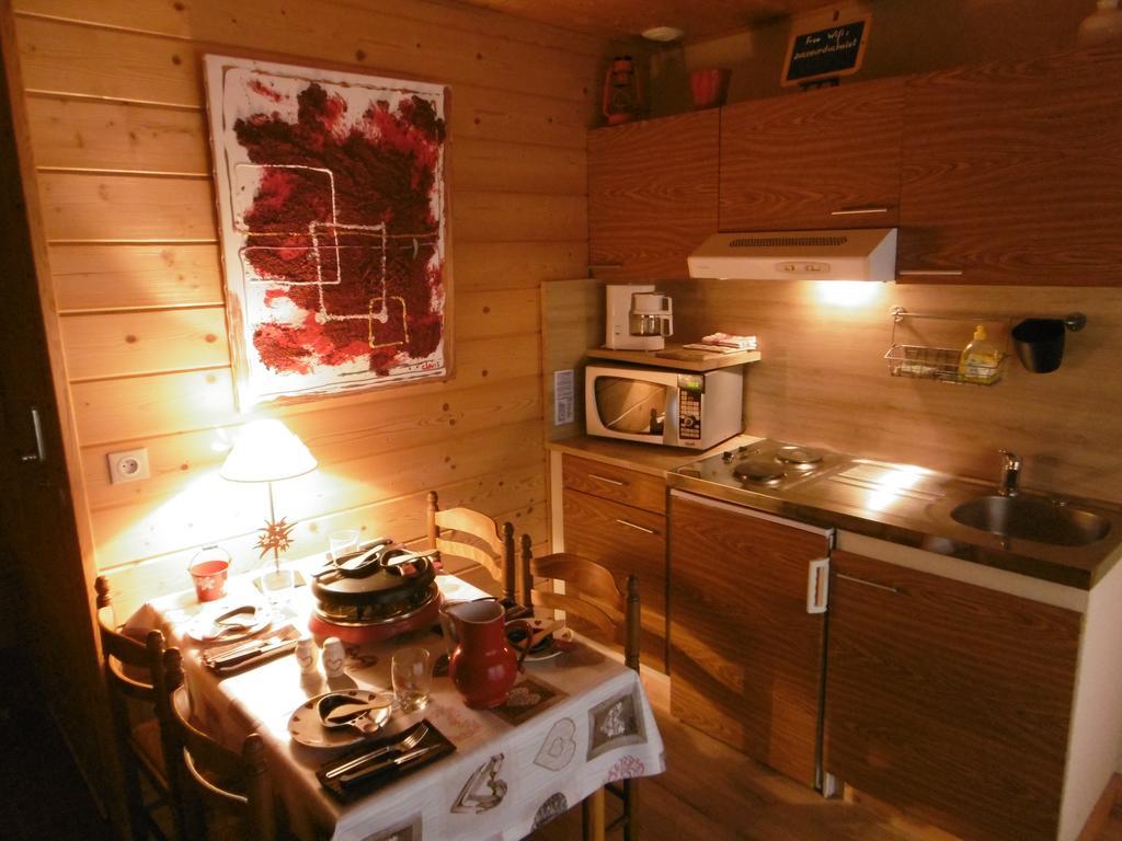 Gite Au Coeur Du Chalet En Belledonne Vers Prapoutel Les 7 Laux Sainte-Agnès Zimmer foto